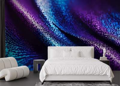 abstract background blue, dynamic gradient blue glow shiny Wall mural