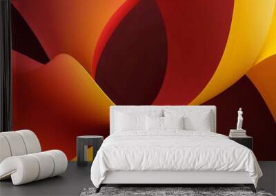 abstract color background with line, dynamic gradient  color glow shiny 8k Wall mural