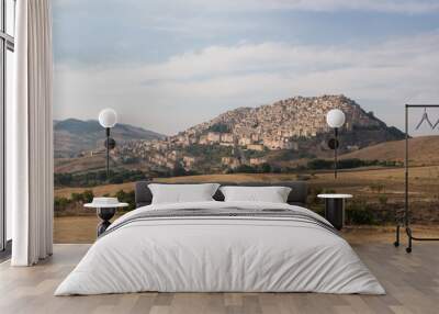 gangi landscpae, sicily Wall mural