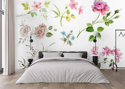 floral hand made design Wall mural