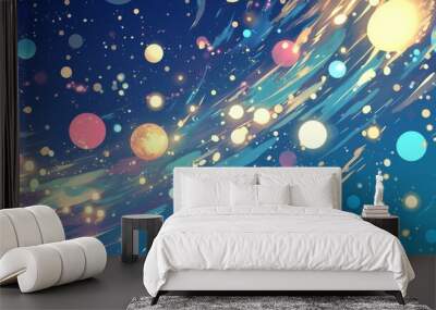 Colorful background with beautiful gradations Wall mural