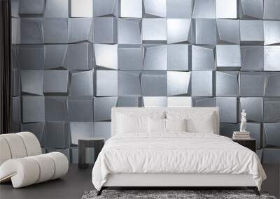 decorative cubes wall Wall mural