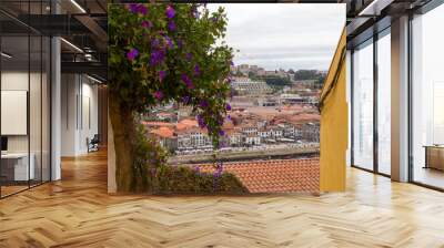 Monumenti e Vie del centro storico di Porto, Portogallo Wall mural