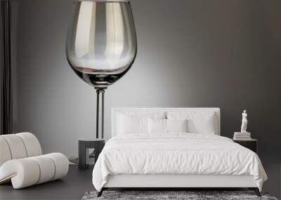 glass of white wine, flute of champagne Wall mural