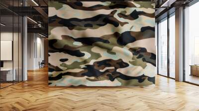 military camouflage pattern Wall mural