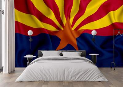 state of Arizona national flag Wall mural