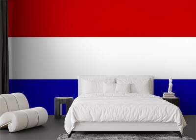 Flag of The Netherlands Wall mural