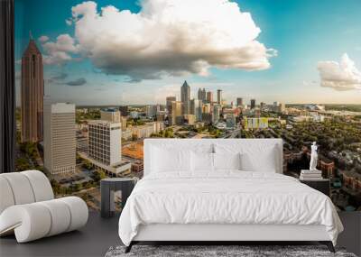 Downtown Atlanta Panorama Wall mural