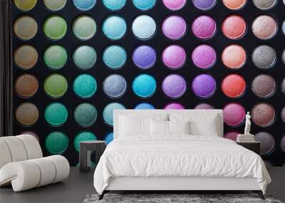 Professional makeup artist eyeshadow palette Wall mural