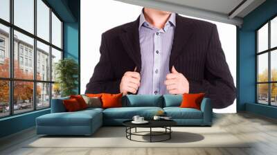 guy in suit Wall mural