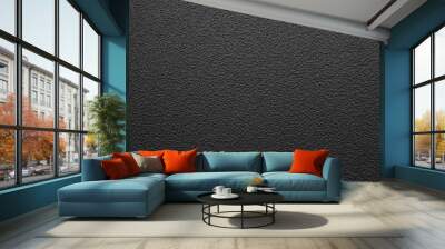 Black plastic material Wall mural