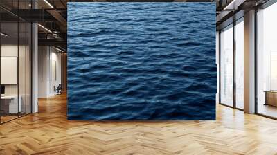 Blue ocean water surface Wall mural