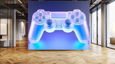 Simple wireless gamepad for gaming illustration. Wall mural