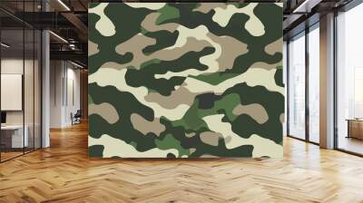 camouflage pattern background Wall mural