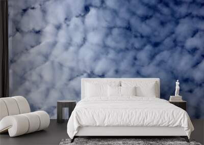 Altocumulus clouds background Wall mural