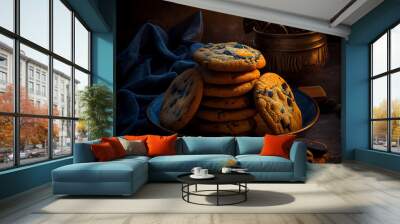 cookies on table Wall mural