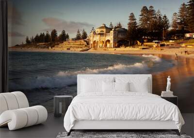 Cottesloe beach in the sunset Wall mural