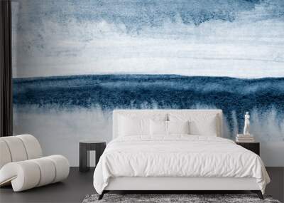 grunge brush drips abstract Wall mural