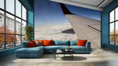 wing of an airplane Wall mural