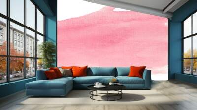 stain with watercolor magenta paint Wall mural