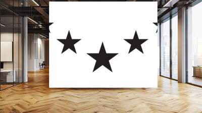 star - Vector icon logo set Wall mural