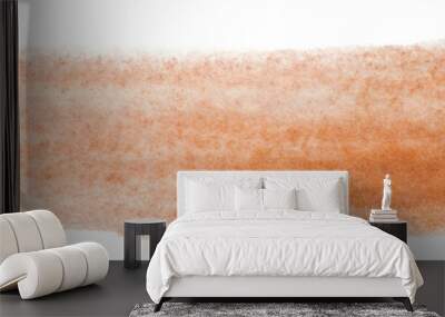 texture watercolor stain brown on white Wall mural