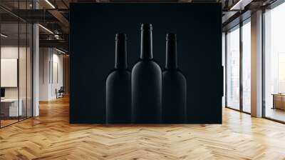 Three bottles of red wine Wall mural