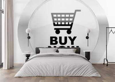 buy now sticker icon Wall mural