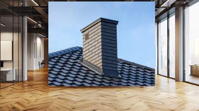 roof and chimney Wall mural