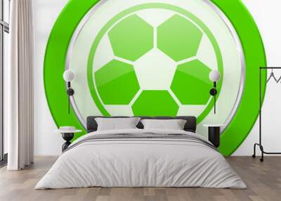 soccer icon football sign Wall mural