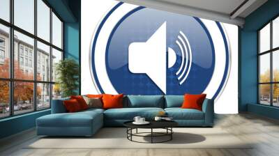 volume icon music sign Wall mural