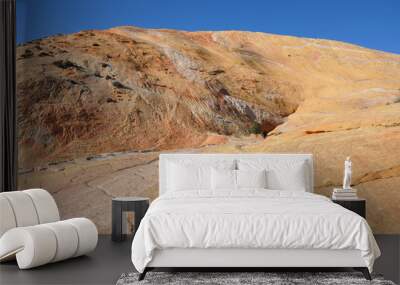 yellow rock mountain in utah americas south west Wall mural