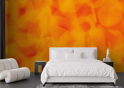 glow orange color  gemetric  shape   abstract  background Wall mural