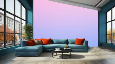 pastel  blue and pink  soft  color   background Wall mural