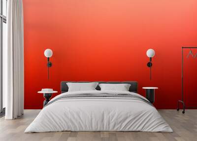 red  and white light gradient  background Wall mural