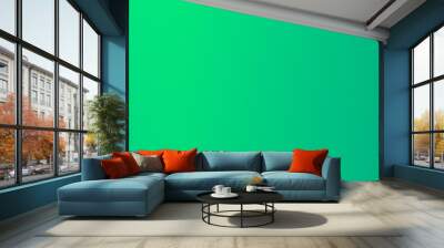 smooth green gradient simple background Wall mural