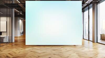 soft blue white  gradient backgroud Wall mural