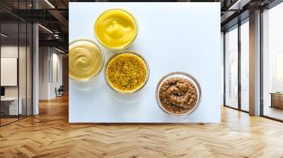 Different kinds of mustard Wall mural