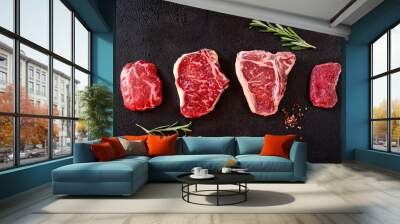 Variety of beef Wall mural