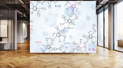 Abstract Science Background Wall mural