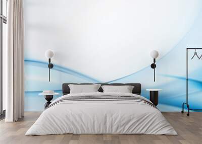 Abstract wavy background. Wall mural