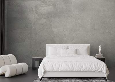 background. grey concrete wall. floor Wall mural