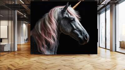 Unveiling the Mystical and Enigmatic Real Unicorn. A Creature of Legends and Fantasy Wall mural