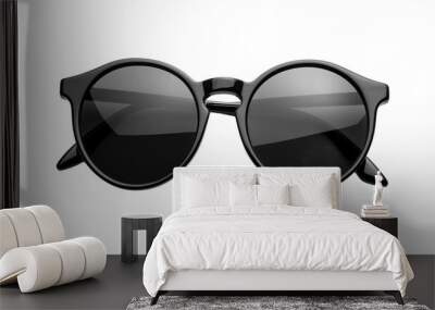 Black sunglasses clip art Wall mural