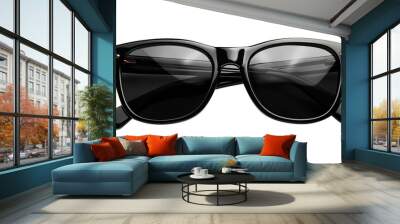 Black sunglasses clip art Wall mural