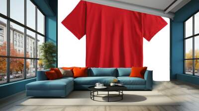 Blank red t-shirt clip art Wall mural