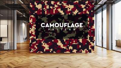 Camouflag Pattern Wall mural