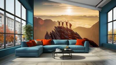 challenge (AI generated) Wall mural