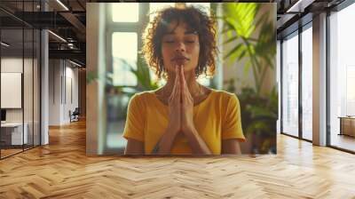 Meditation, mindfulness, and inner peace Wall mural