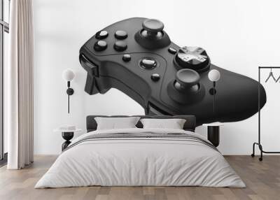 Gamepad with side view. isolated on white background. Full depth of field. Cut the pen with the tool. Wall mural